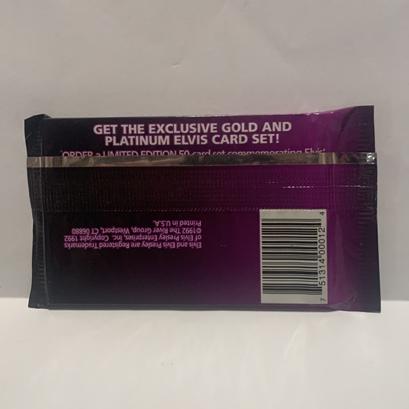 1992 The Elvis Collection The Cards of His Life 1 Sealed 12 Card Pack (MISC6) - Picture 2 of 2